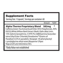 Load image into Gallery viewer, Alpha Thermo - 1 TEMPLE NUTRITION