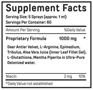Deer Antler Velvet Extract Spray - 1 TEMPLE NUTRITION