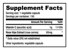 Load image into Gallery viewer, Vitamin C - 1 TEMPLE NUTRITION