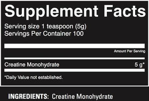 1st Phorm Micronized Creatine Monohydrate - 1 TEMPLE NUTRITION