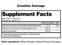 Load image into Gallery viewer, Creatine Carnage - 1 TEMPLE NUTRITION
