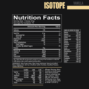 Isotope - 1 TEMPLE NUTRITION